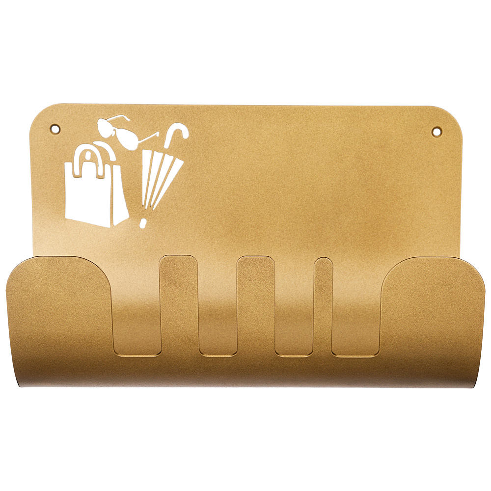 

Вешалка-полка Lefard 898-156_, 25х14х15см, сталь, золотой
