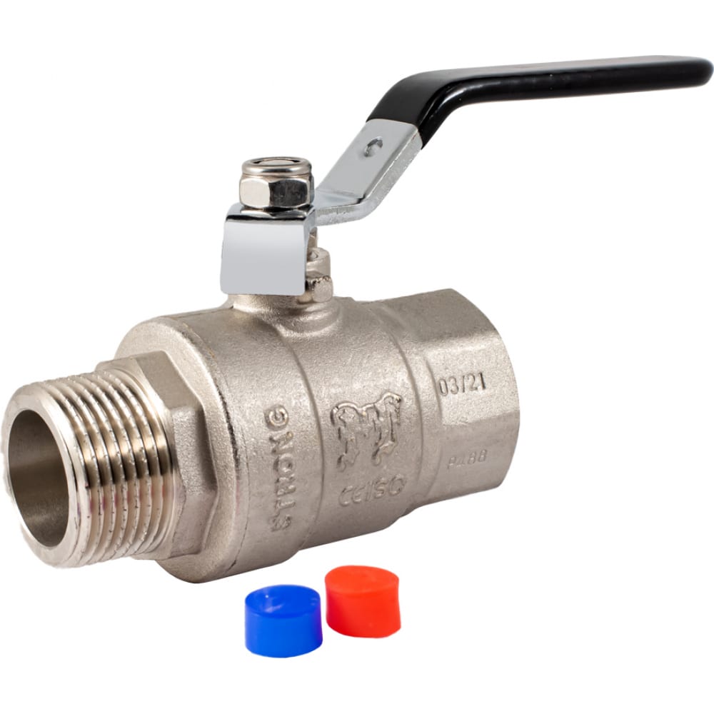 

Шаровой кран PROFACTOR PF STRONG ручка рычаг в/н 1 дюйм PF FBV 296, Черный