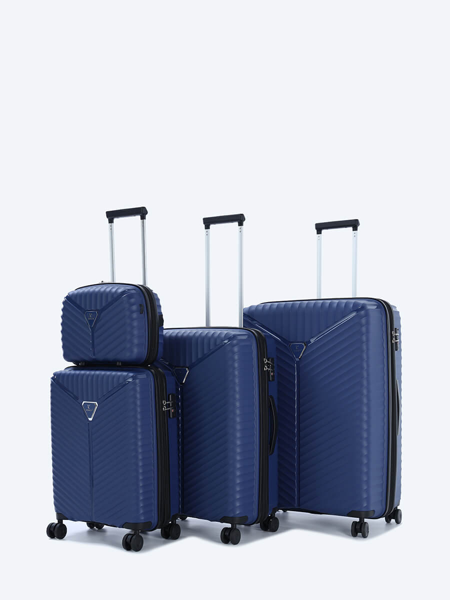 Комплект чемоданов унисекс Vitacci HZL01-05 синий