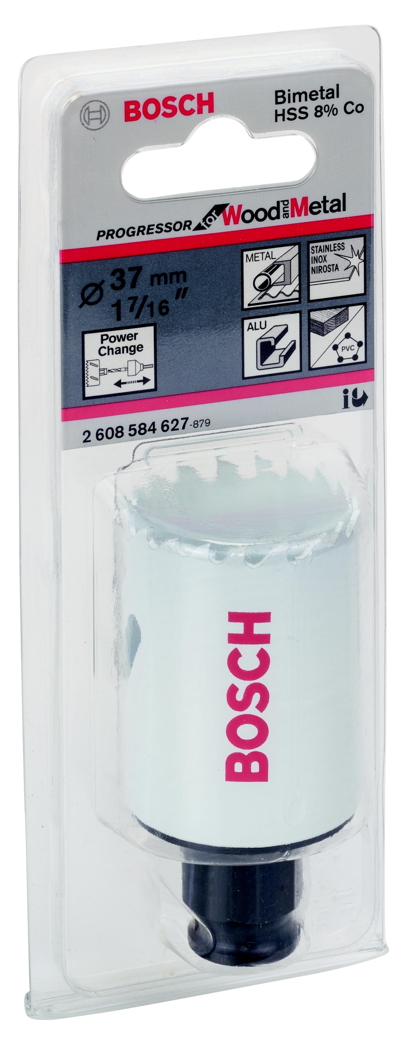 

Коронка Bosch 2.608.584.627, Ф37мм power change Progressor (2.608.584.627)