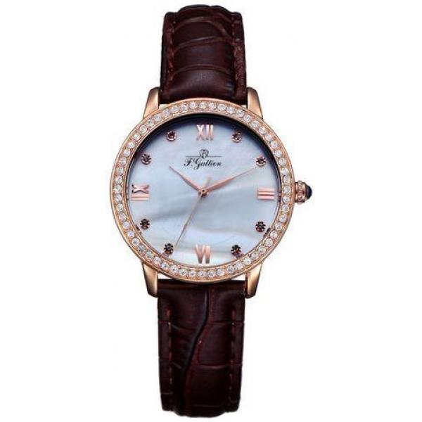 Наручные часы женские F.Gattien 3818 коричневые