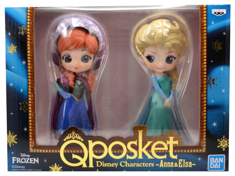 фото Фигурка banpresto q posket frozen: anna; elsa