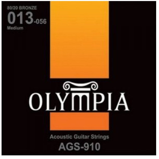 Струны для акустической гитары Olympia AGS910 455₽