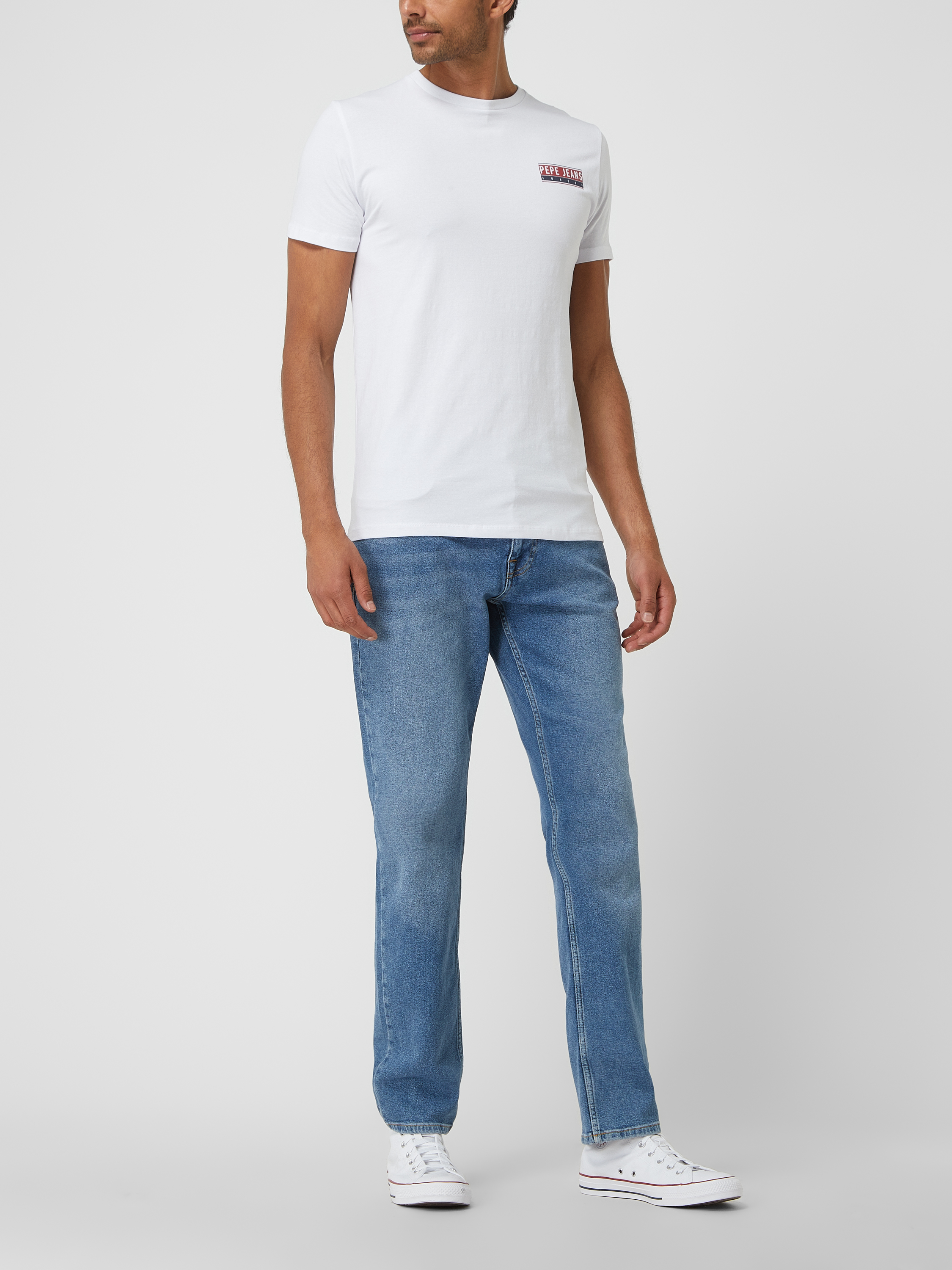 

Футболка мужская Pepe Jeans 1592726 белая 2XL доставка из-за рубежа, Белый, 1592726