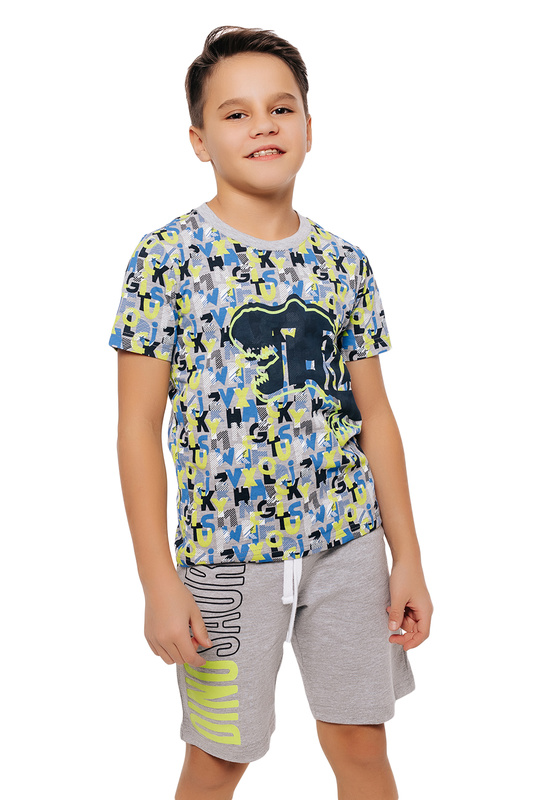 

Комплект (футболка, шорты) BATIK 00843_BAT р.98, 00843_BAT МУЛЬТИКОЛОР, СЕРЫЙ