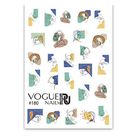 

Слайдер-дизайн Vogue Nails цветной лица