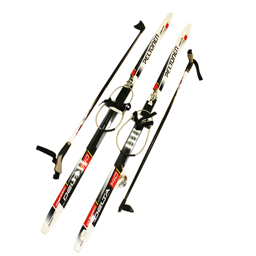 фото Лыжный комплект с кабельным креплением 120 stc степ peltonen delta black/red/white