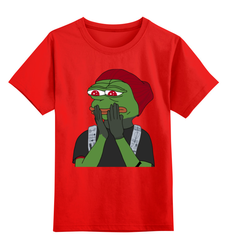 

Детская футболка Printio Лягушонок пепе цв.красный р.116, 0000002336199