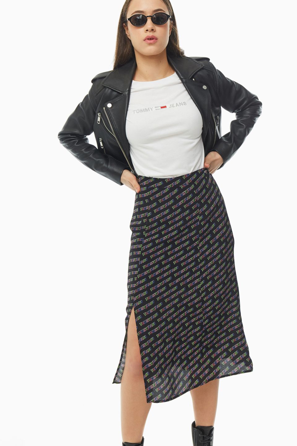 

Юбка женская Tommy Jeans DW0DW07639 разноцветная S, Разноцветный, DW0DW07639