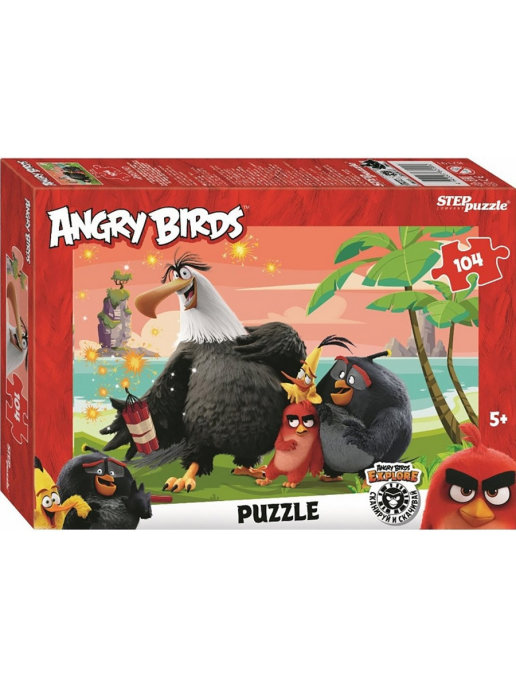 

Пазл Angry Birds , 104 элемента