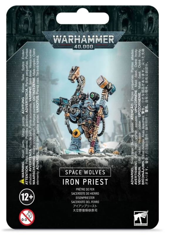 Миниатюра для игры Games Workshop Warhammer 40000 Space Wolves Iron Priest, 53-19 миниатюра для игры games workshop warhammer space wolves geigor fell hand 31 10