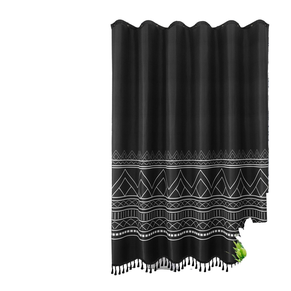 

Carnation Home Fashions Штора для ванной Carnation Home Fashions Boho Black 183х213