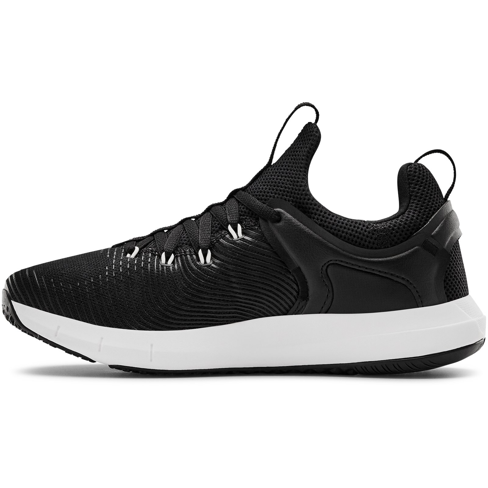 фото Кроссовки женские under armour w hovr rise 2 черные 5.5 us