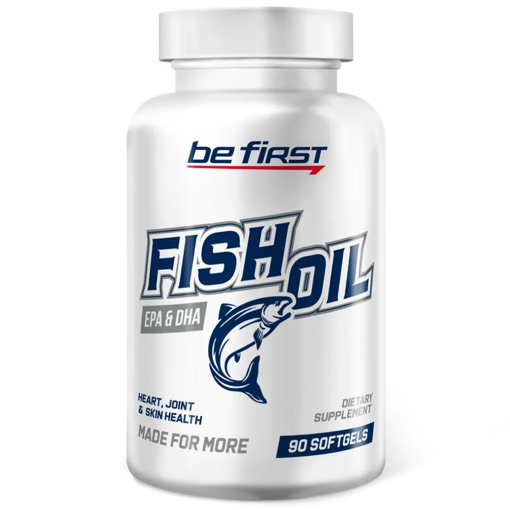 Рыбий жир омега 3 Be First Fish Oil (Omega-3) 90 гелевых капсул