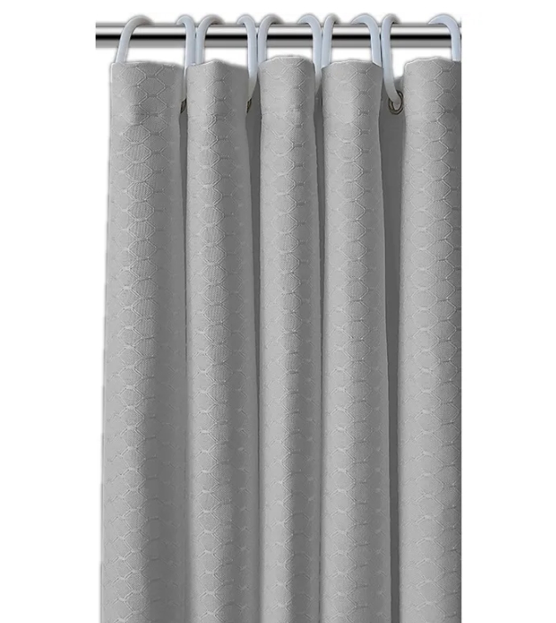 

Carnation Home Fashions Штора для ванной Carnation Home Fashions Grace Jacquard Grey 180x2