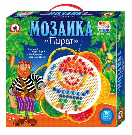 Мозаика Classic Ромашка Пират , 156 фишек