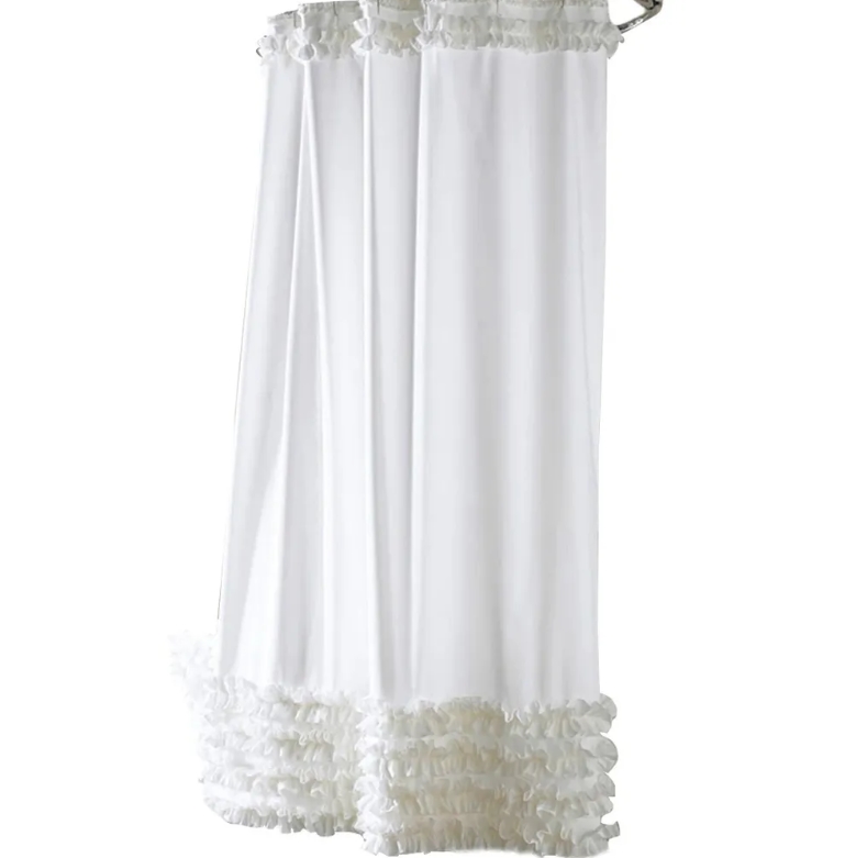 

Carnation Home Fashions Штора для ванной Carnation Home Fashions Ruffles 180x200