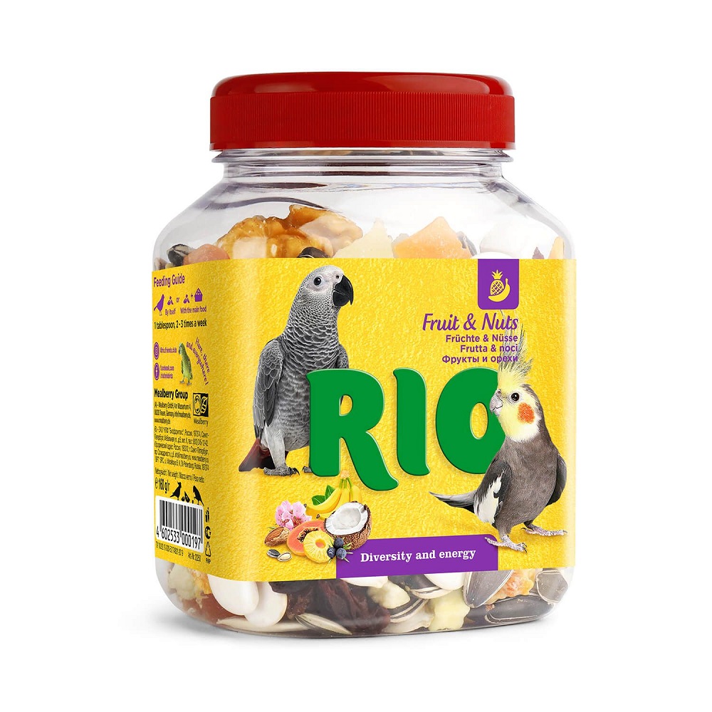 фото Лакомство для птиц рио фруктово-ореховая смесь 160г rio