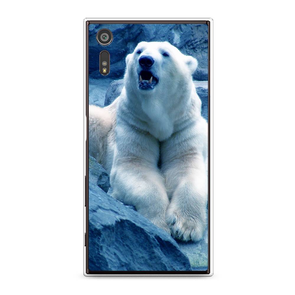 

Чехол для Sony Xperia XZ "Белый медведь", Голубой;белый, 51450-1