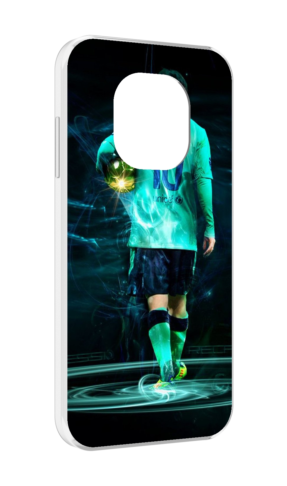 

Чехол MyPads Месси мужской для Blackview BL8800 / BL8800 Pro, Прозрачный, Tocco