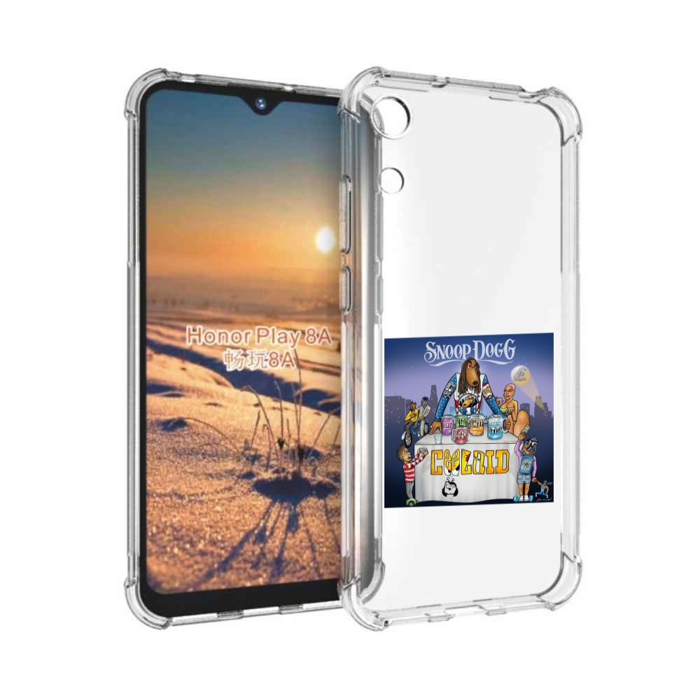 

Чехол Бампер Mypads Snoop Dogg Coolaid Для Honor 8A, Прозрачный, Tocco