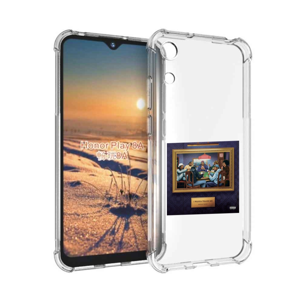 

Чехол Бампер Mypads Snoop Dogg Wanna Thank Me Для Honor 8A, Прозрачный, Tocco