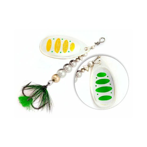 

Блесна вращающаяся Pontoon21 BALL CONCEPT, #2.5, BT21-FT2, Серебристый;зеленый;желтый, Ball Concept