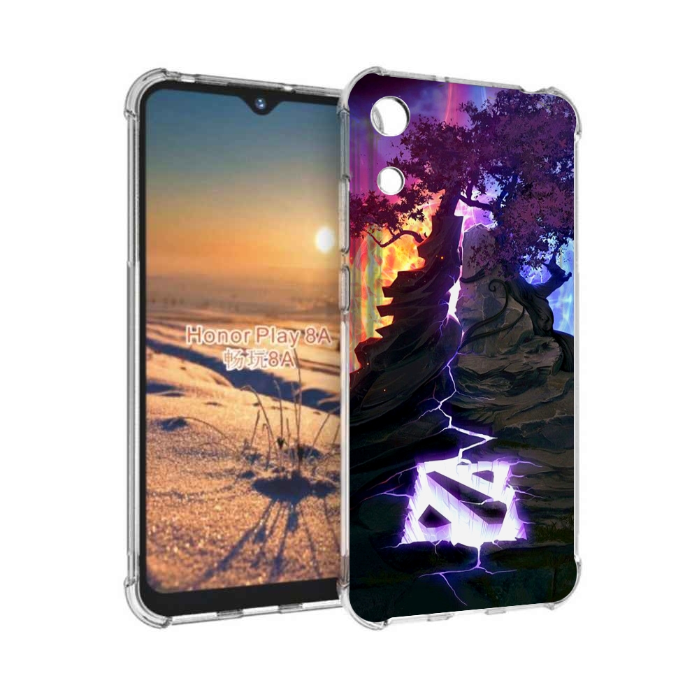 

Чехол бампер MyPads dota 2 логотип для Honor 8A, Прозрачный, Tocco
