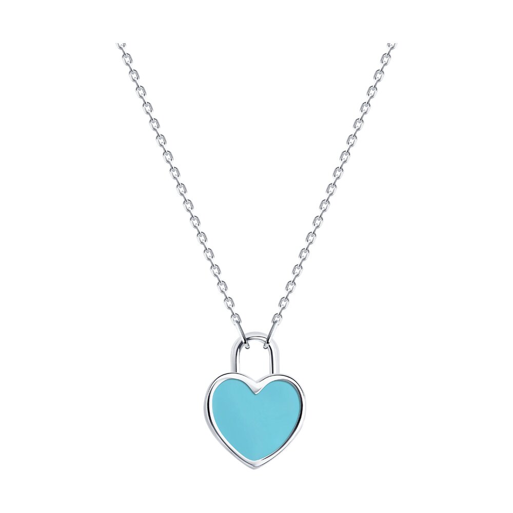 

Колье из серебра 40-45 см Diamant 94-170-02231-1, эмаль, 94-170-02231-1