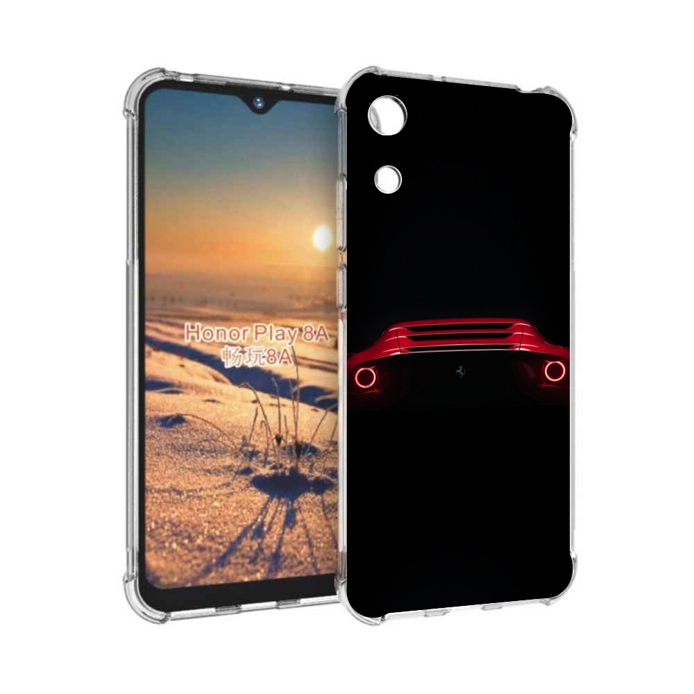 

Чехол бампер MyPads ferrari феррари 1 для Honor 8A, Прозрачный, Tocco