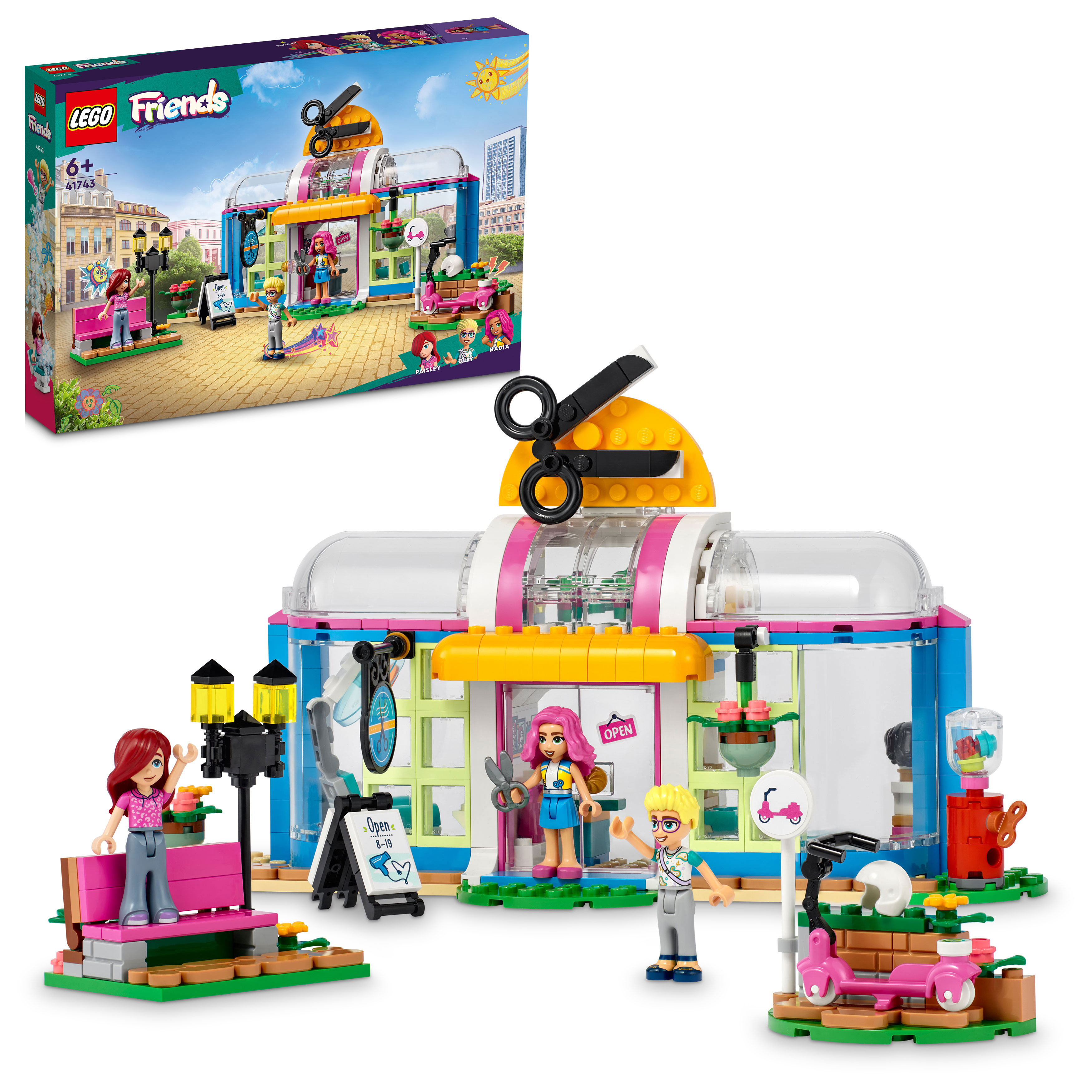 Конструктор LEGO Friends Парикмахерская, 401 деталь, 41743