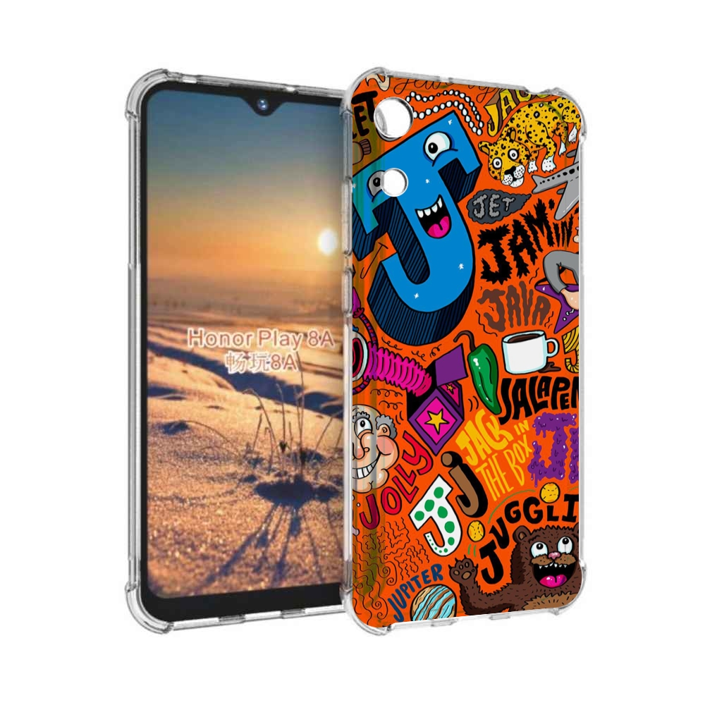 

Чехол бампер MyPads funky-decor для Honor 8A, Прозрачный, Tocco