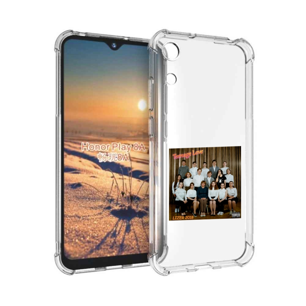 

Чехол бампер MyPads Teenage Love LIZER для Honor 8A, Прозрачный, Tocco
