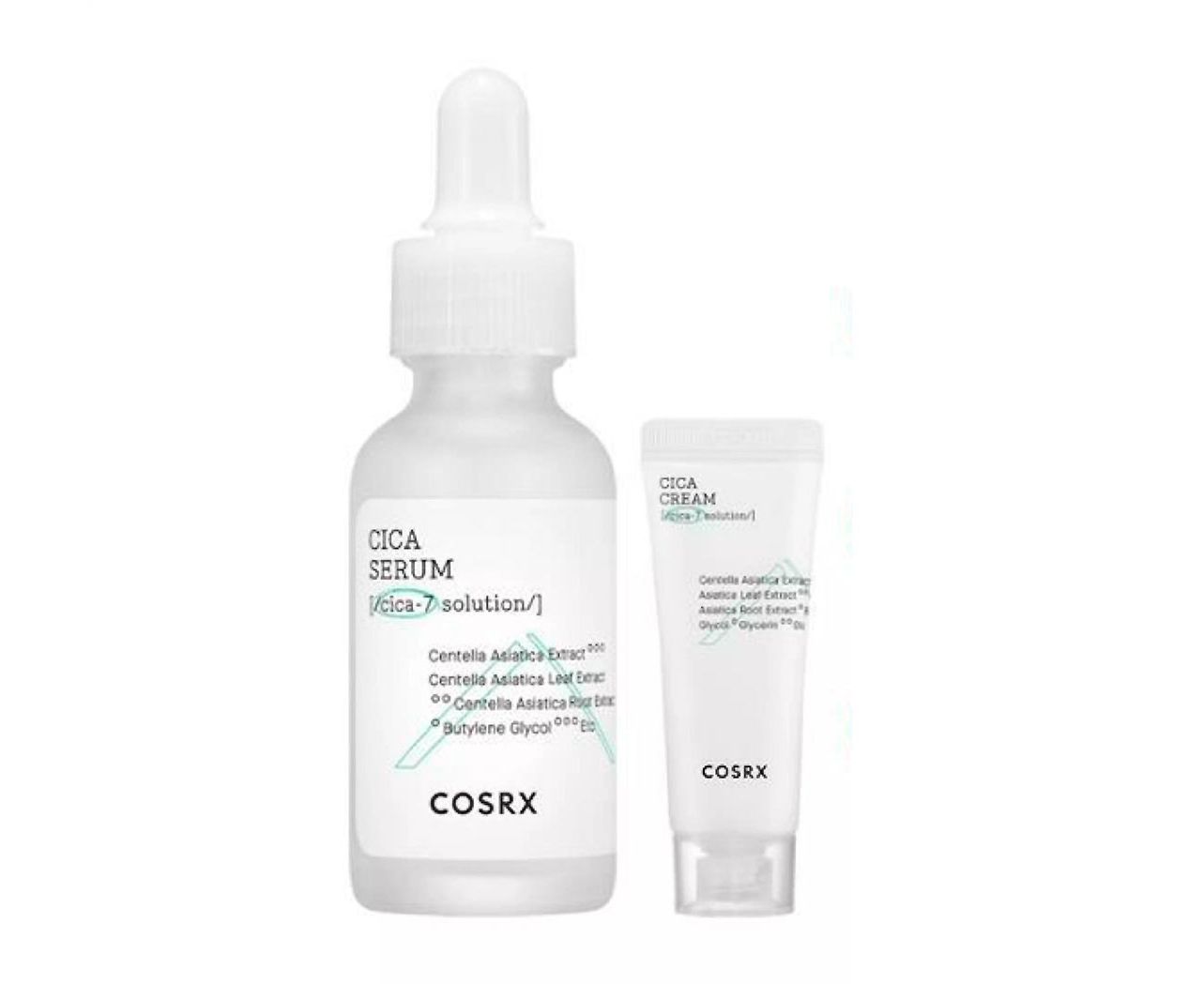 фото Набор для проблемной и чувствительной кожи cosrx pure fit cica-7 special set cream serum