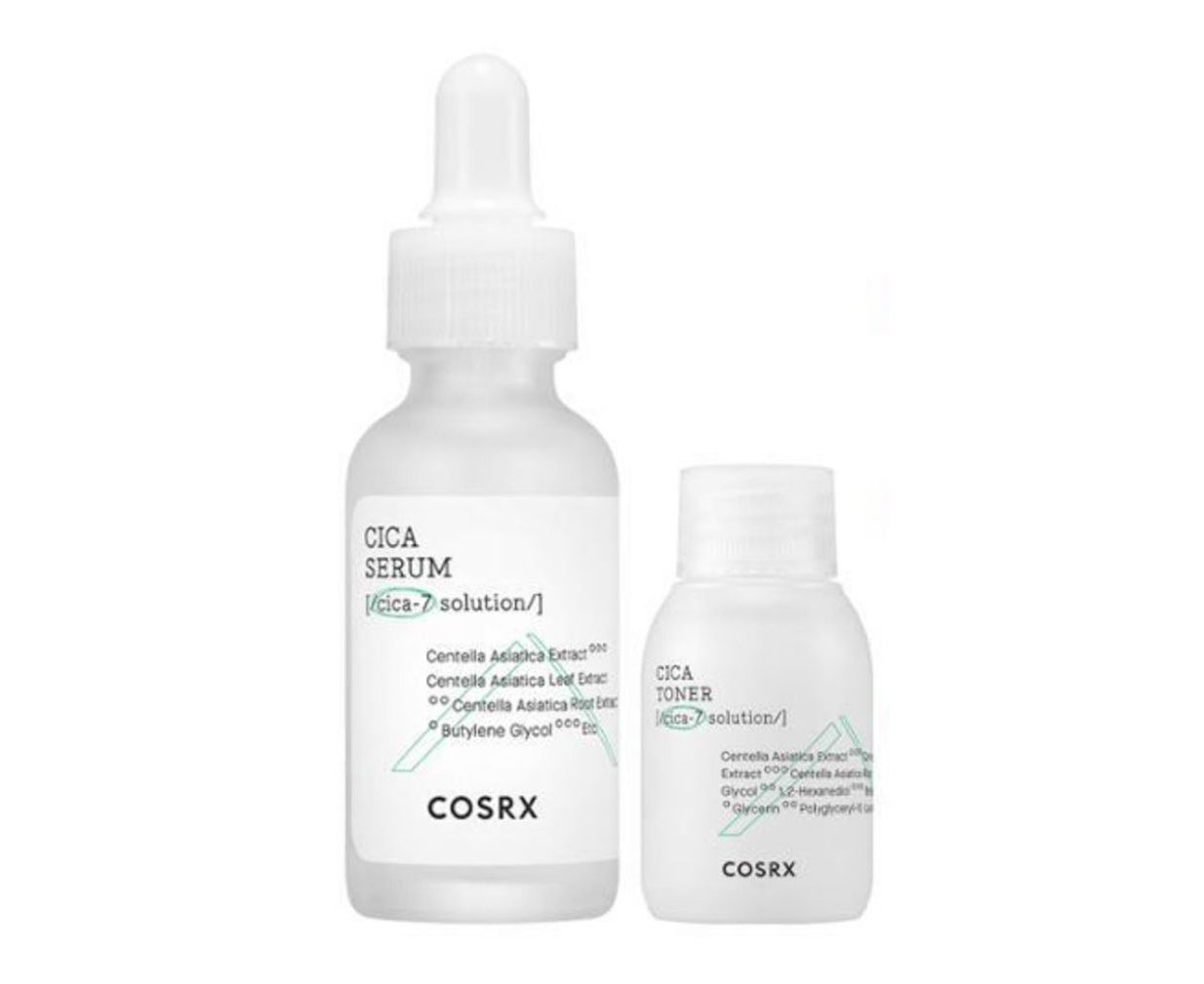 фото Набор для проблемной и чувствительной кожи cosrx pure fit cica-7 special set toner serum