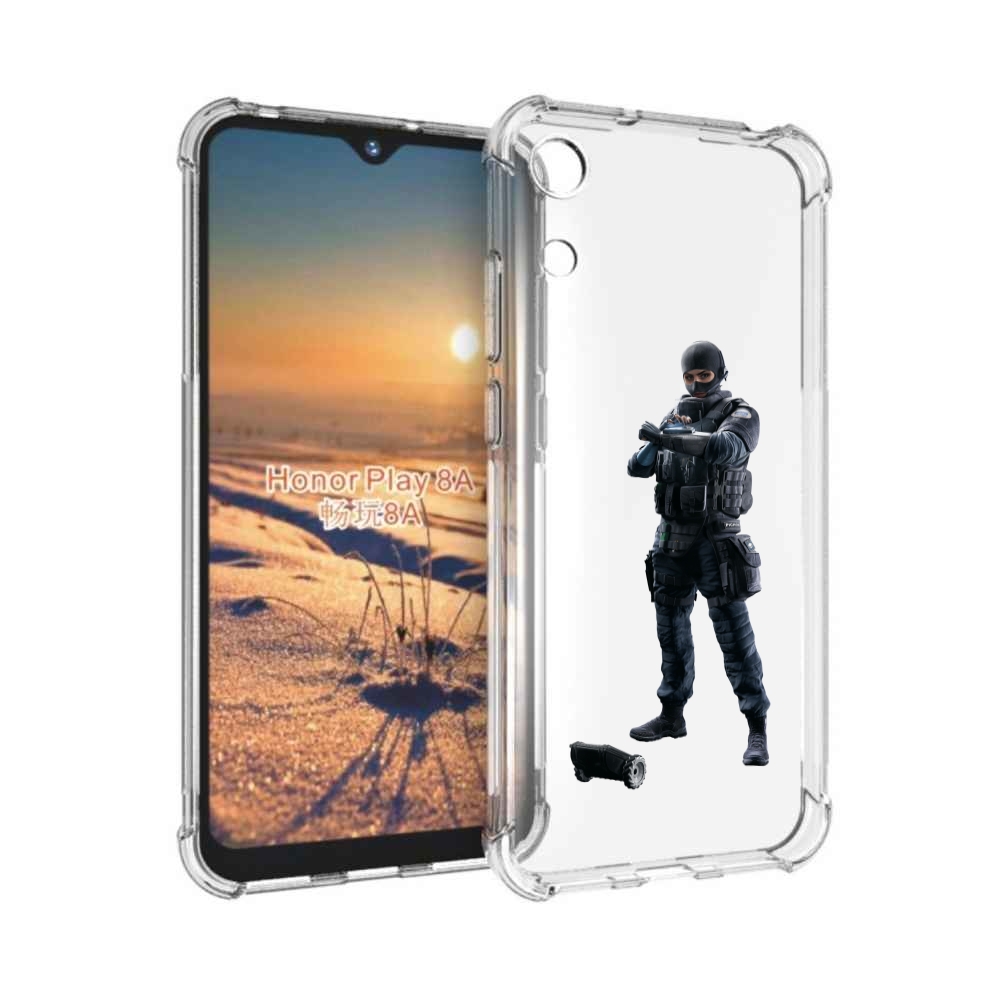 

Чехол бампер MyPads Tom-Clancy's-Rainbow-Six-1 для Honor 8A, Прозрачный, Tocco