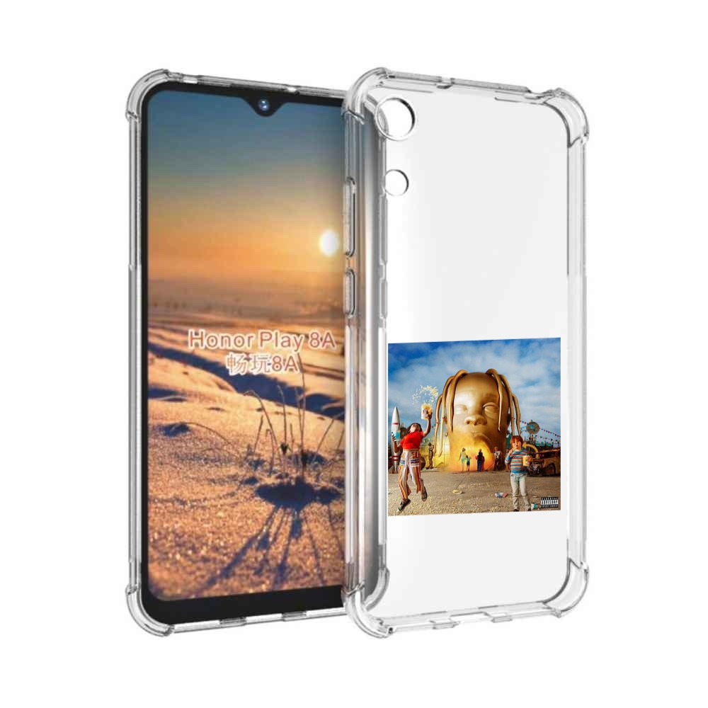 

Чехол бампер MyPads Travis Scott - Astroworld для Honor 8A, Прозрачный, Tocco