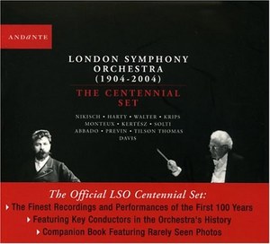 

London Symphony Centennial Set', (Weber Oberon Overture [Nikisch. Rec. 1914], 4 CD