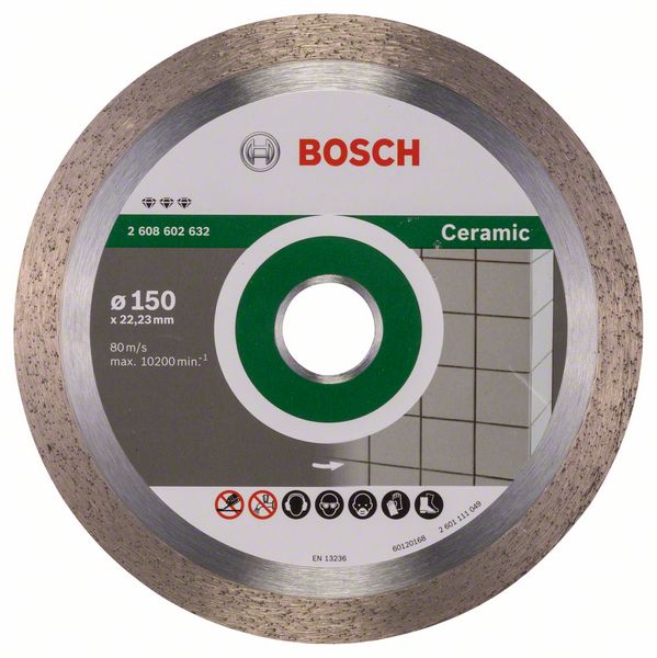 

Алмазный диск по керамике 150х22,23 мм Bosch Best for Ceramic 2608602632