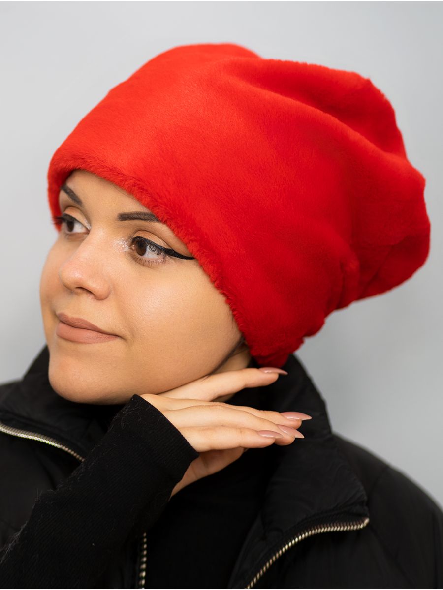 

Шапка женская Po-sezony Конверт красная, р, Красный, Конверт