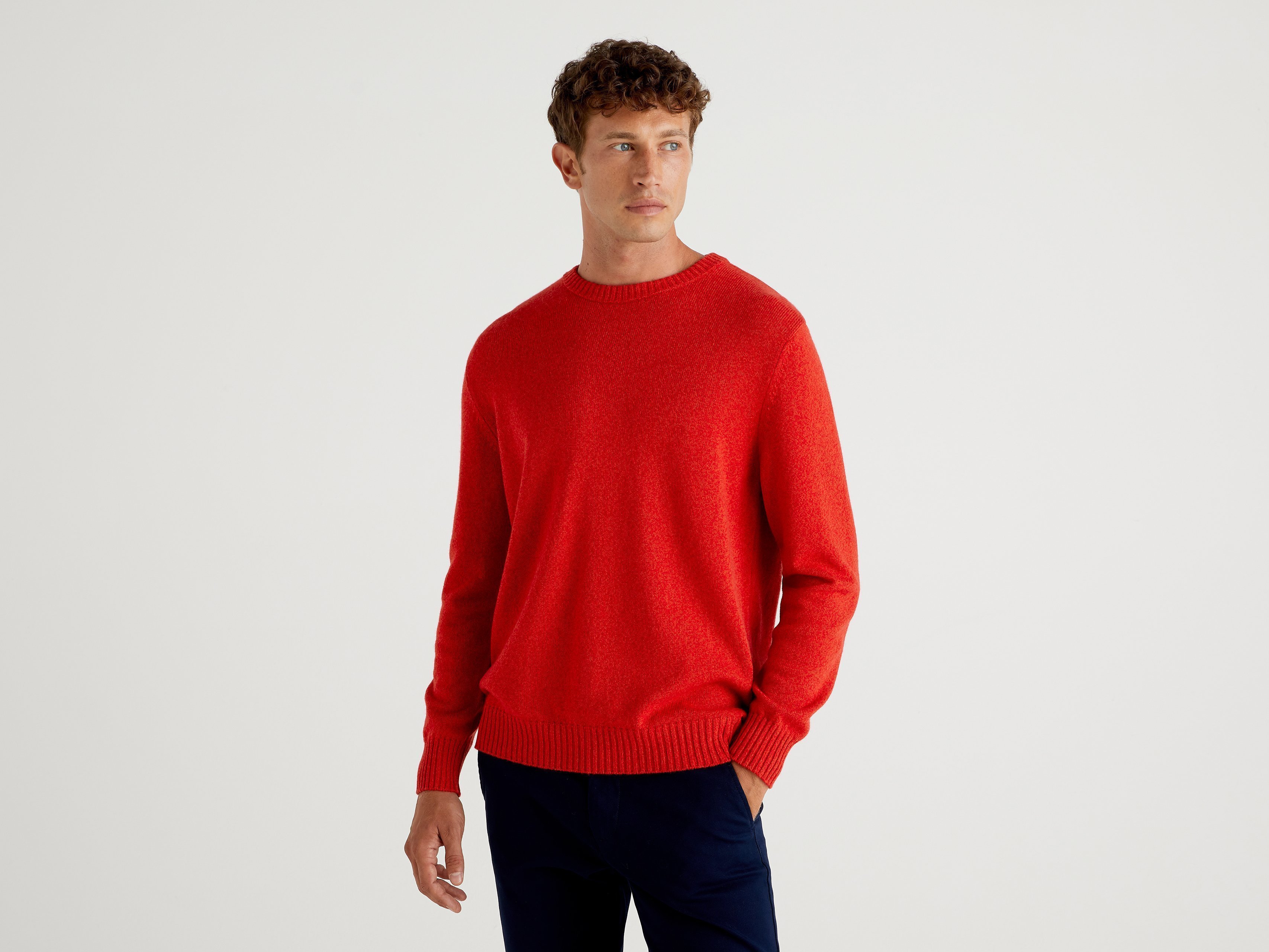 

Джемпер мужской United Colors of Benetton 21A_1235U1N67 красный 2XL