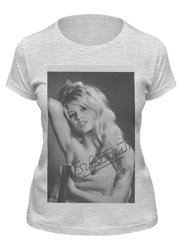 

Футболка женская Printio Brigitte bardot серая XL, Серый, Brigitte bardot