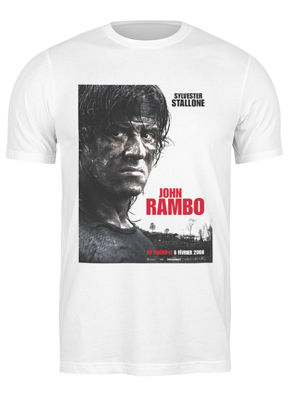 

Футболка мужская Printio Rambo iv белая XL, Белый, Rambo iv