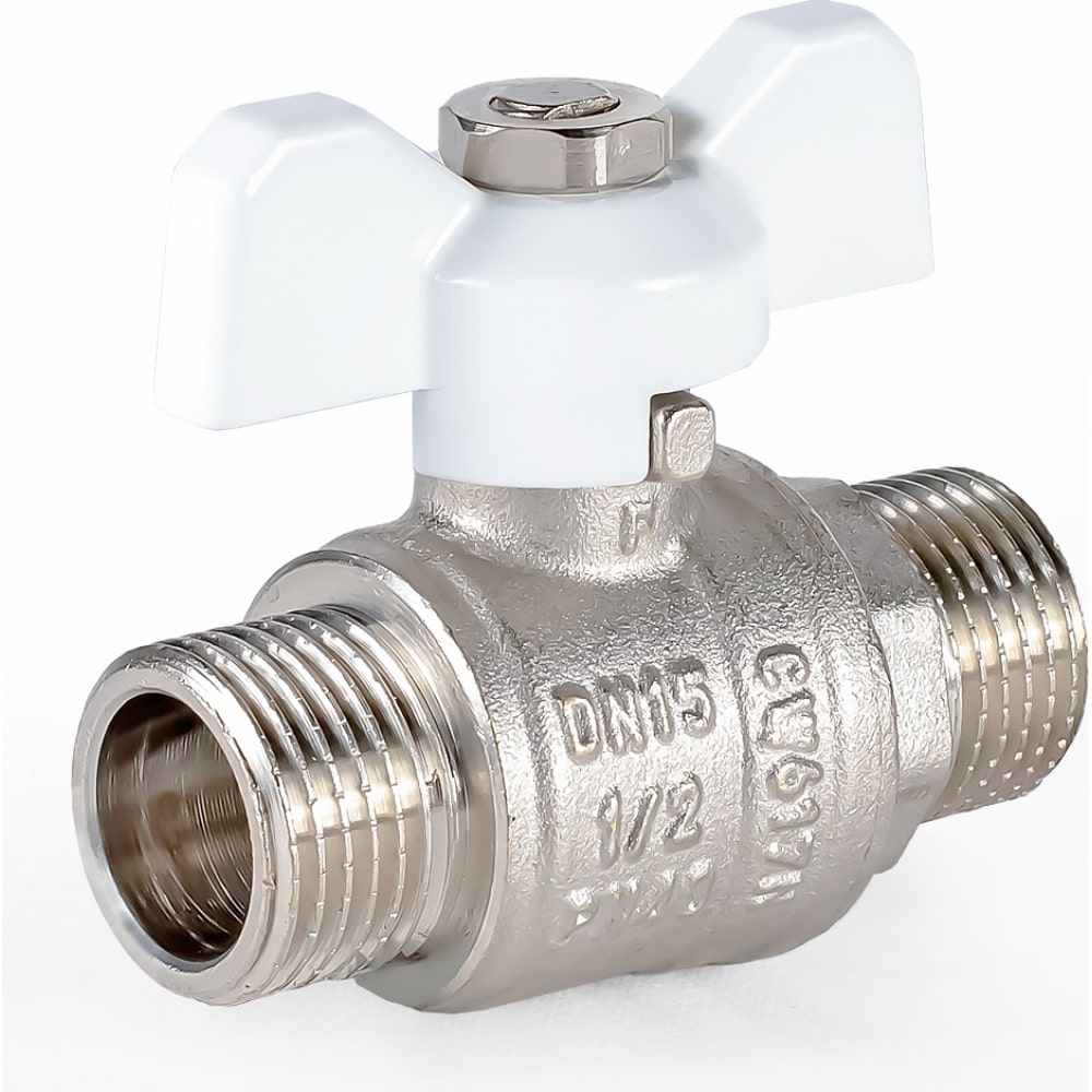 

Шаровой кран PROFACTOR PF STANDARD н/н бабочка 1/2" PF FBV 306, Серебристый
