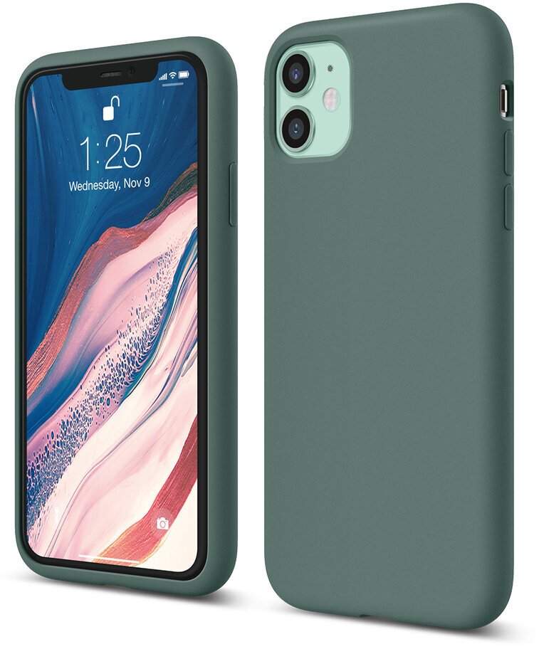 фото Чехол elago premium silicone case для iphone 11 темно-зеленый