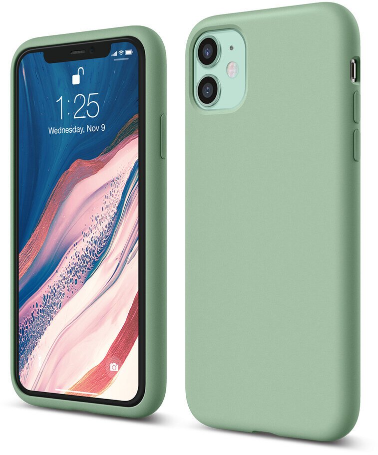 фото Чехол elago premium silicone case для iphone 11 светло-зеленый