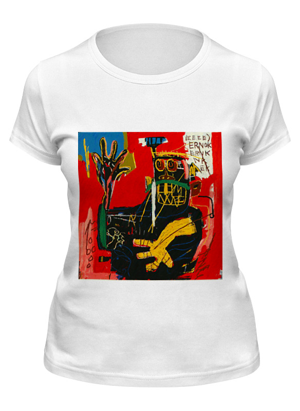 

Футболка женская Printio Basquiat белая XL, Белый, Basquiat