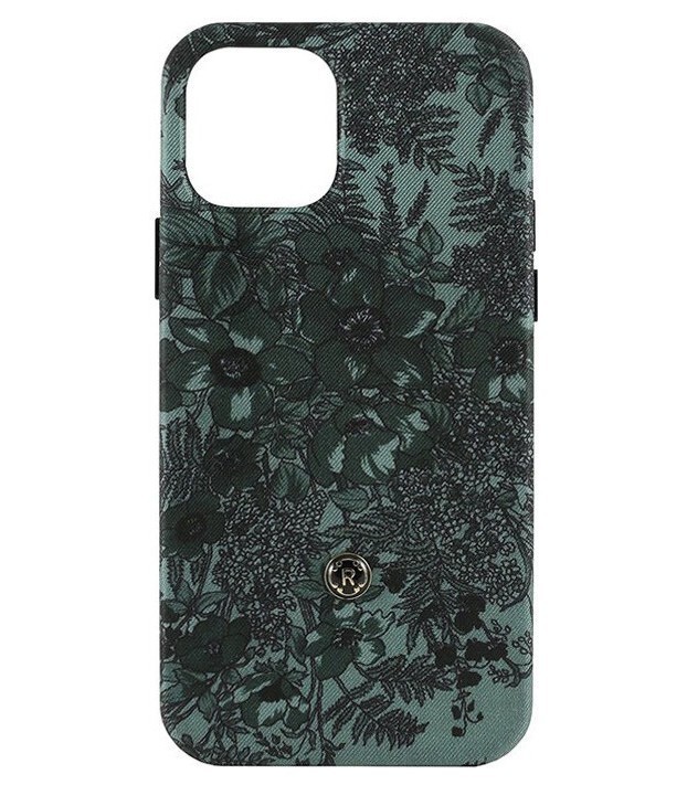 фото Чехол revested milano vibrant silk collection iphone 12/12 pro, jardin sage