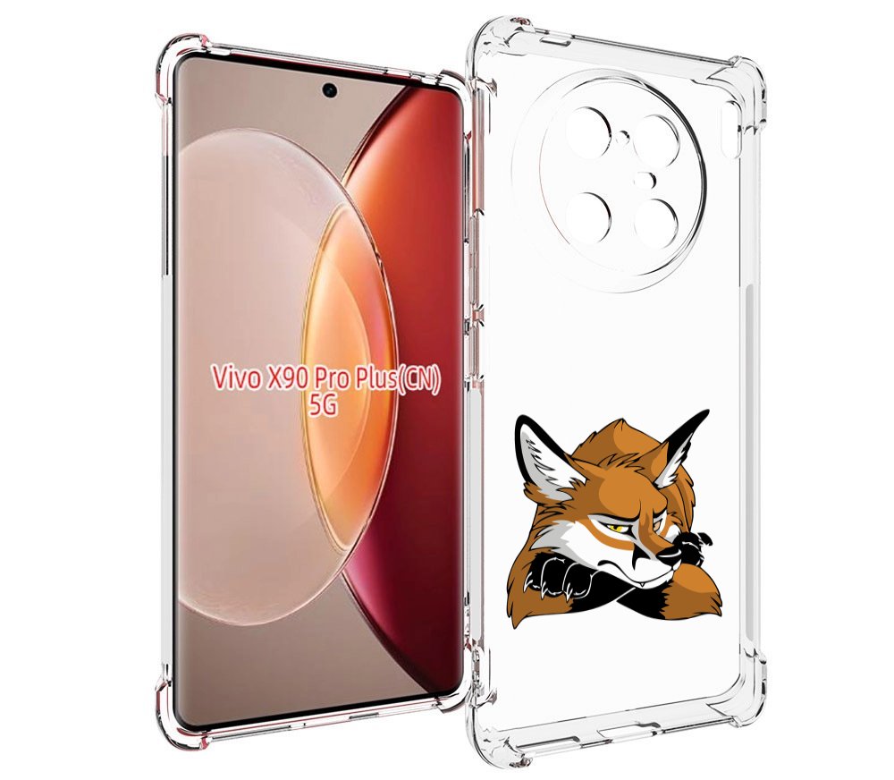 

Чехол MyPads фокс для Vivo X90 Pro Plus, Прозрачный, Tocco