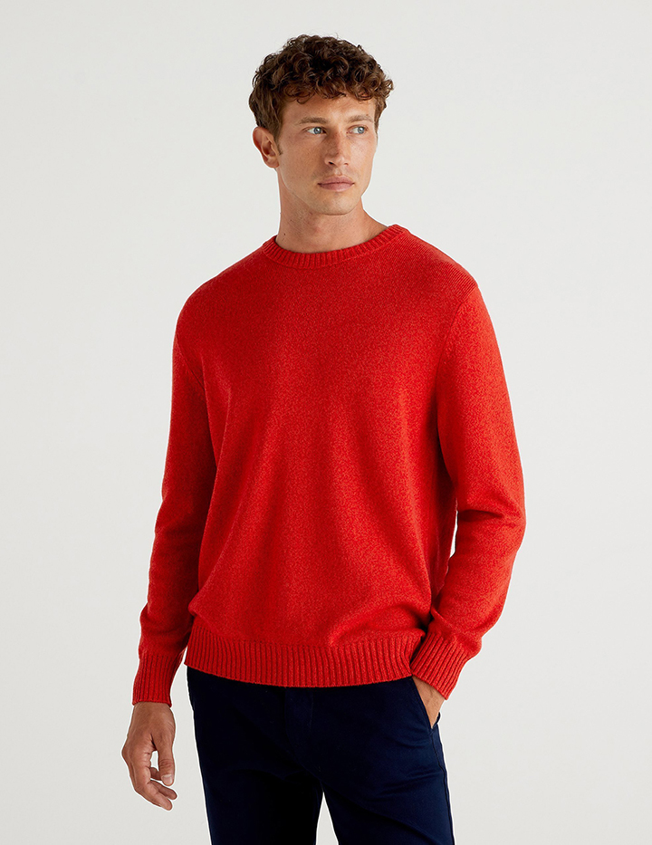 

Джемпер мужской 21A_1235U1N67 United Colors of Benetton красный S, 21A_1235U1N67